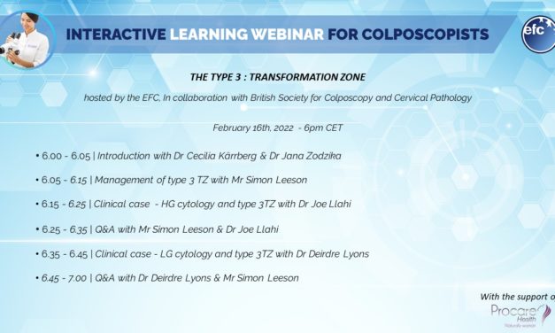 1st Interactive learning webinar for colposcopists: Transformation zone