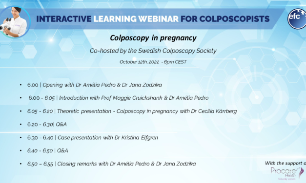 3rd EFC INTERACTIVE LEARNING WEBINAR FOR COLPOSCOPISTS 2022