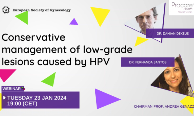 Conservative management of low-grade lesions caused by HPV